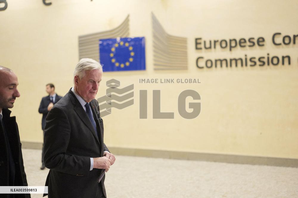 French PM Barnier In Brussels To Fend Off Mercosur Deal