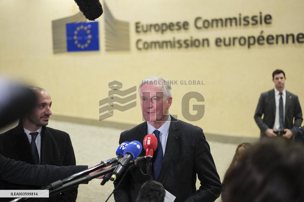 French PM Barnier In Brussels To Fend Off Mercosur Deal