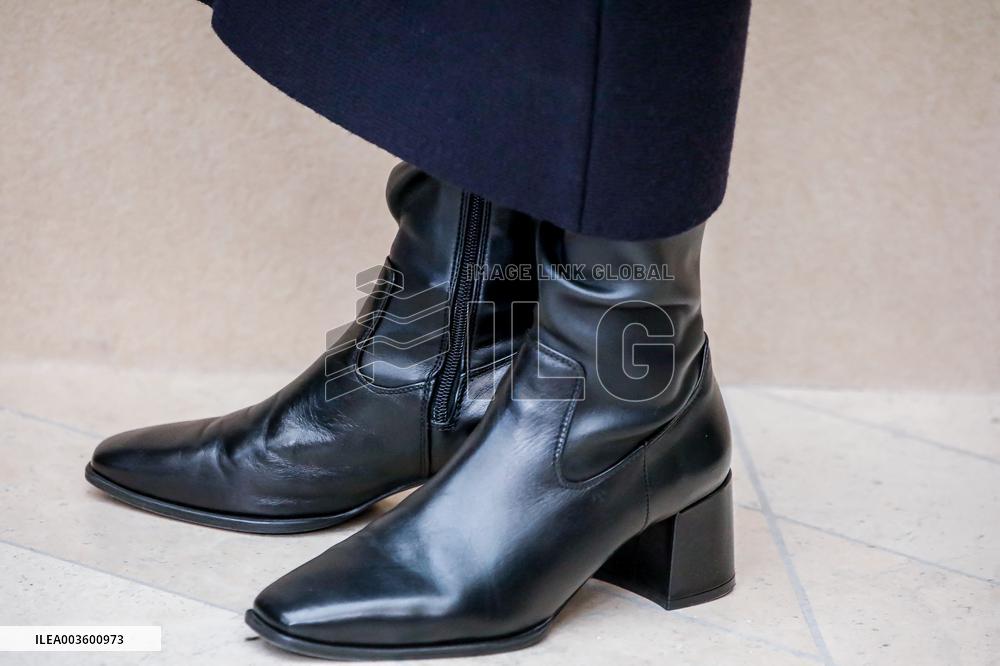 Queen Letizia in Black - Madrid