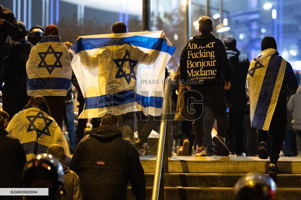 Security during the France Israel Football Match - Saint-Denis