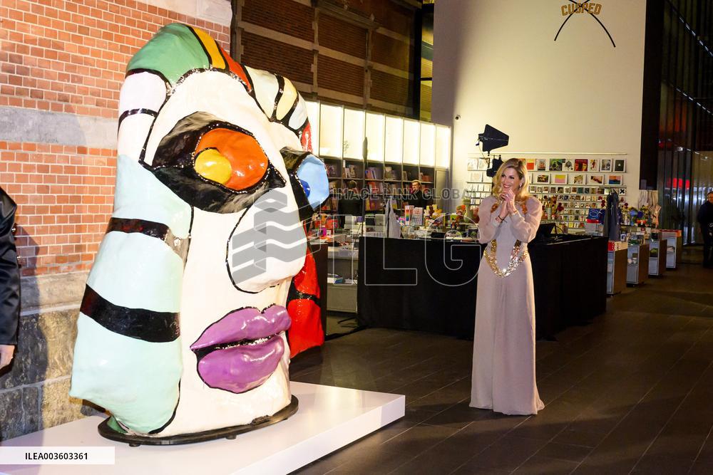 Queen Maxima Opens The Don Quixote Sculpture Hall - Amsterdam