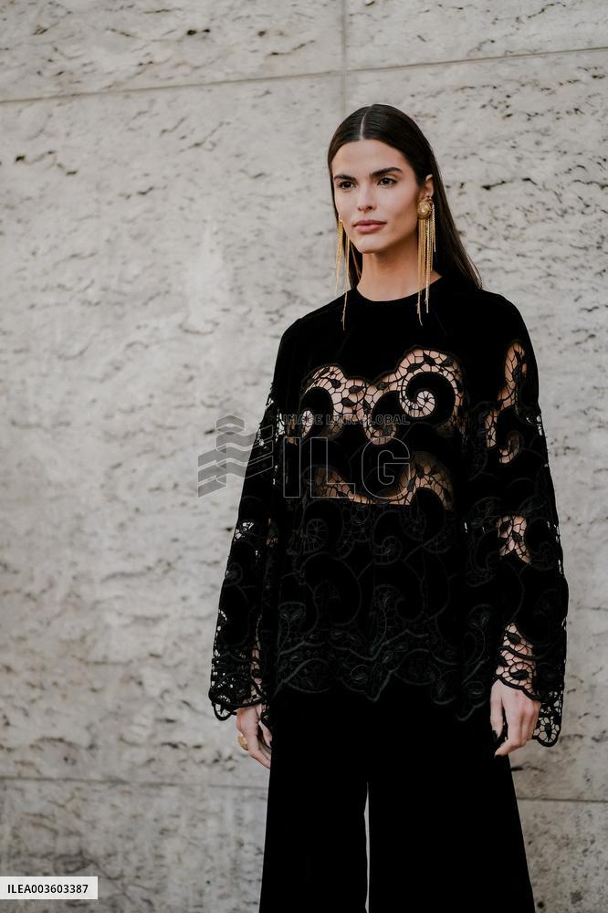 PFW - Elie Saab Street Style