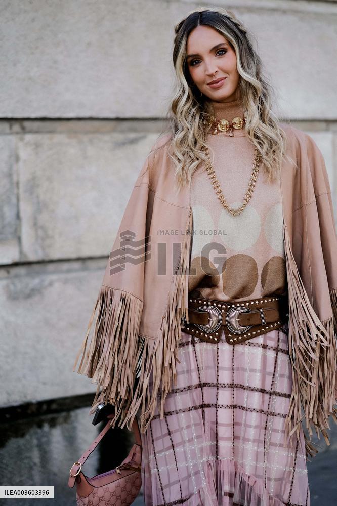 PFW - Elie Saab Street Style