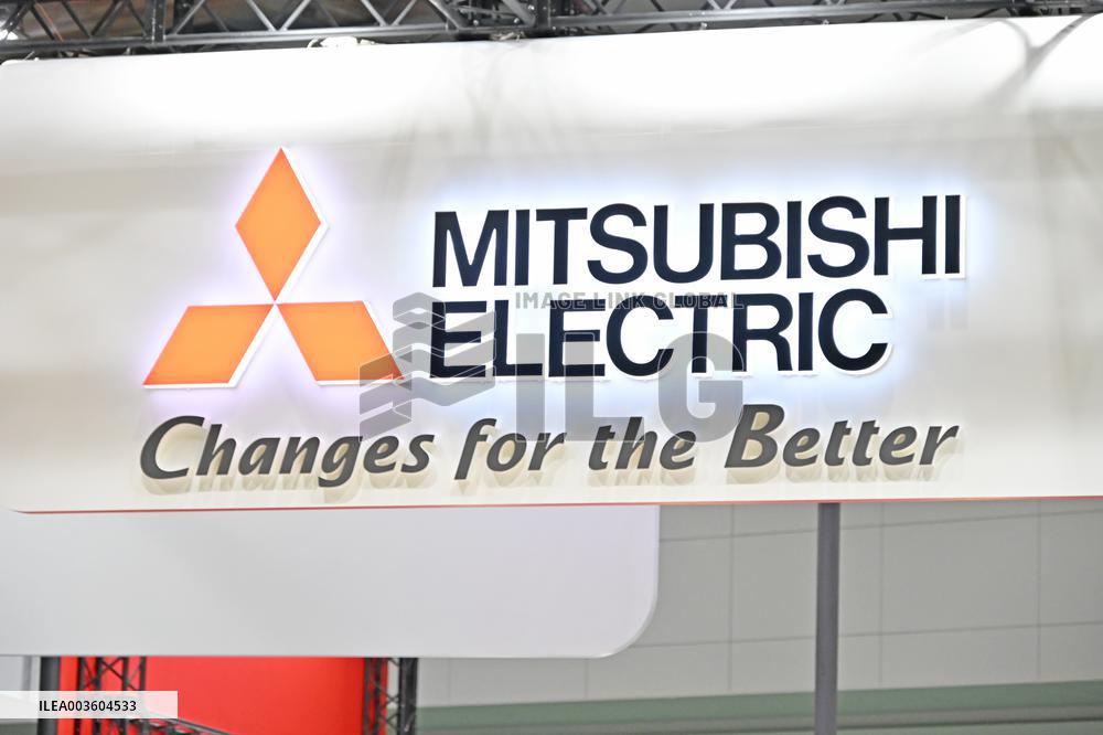 Mitsubishi Electric Corporation signboard, logo
