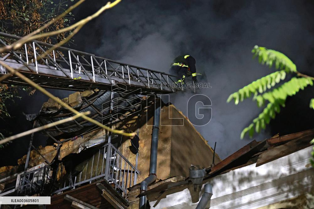 Consequences of Russian attack in Odesa