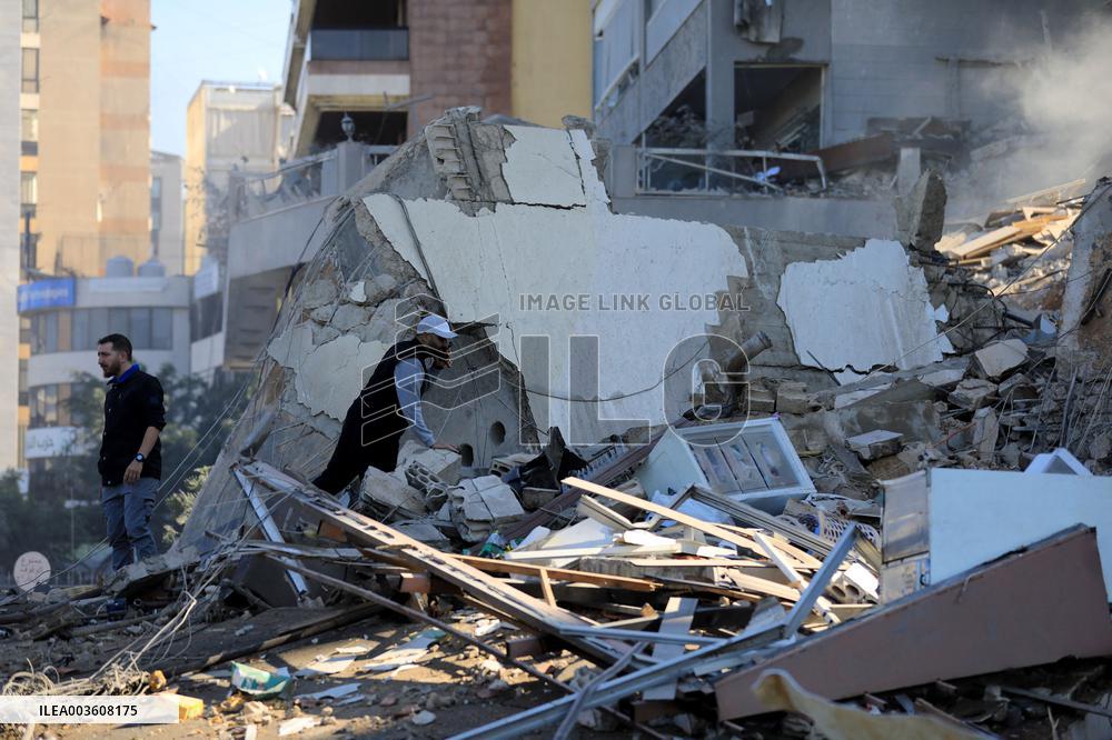 Israeli Army Strikes Beirut - Lebanon