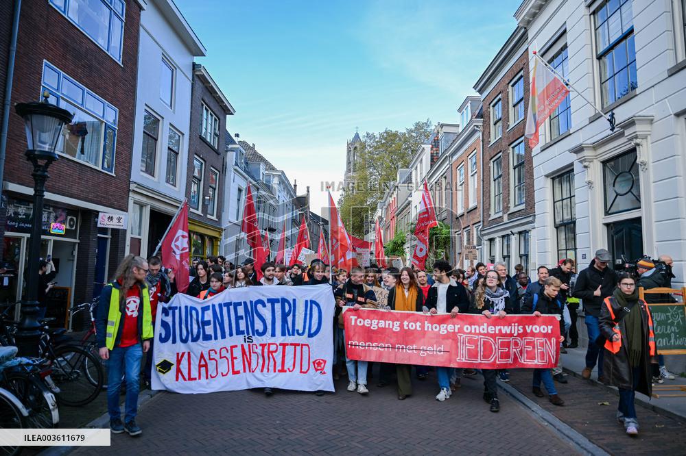Demonstration Against Higher Education Cuts - Netherlands