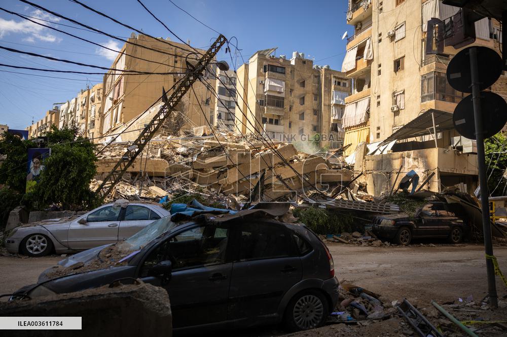 Israeli Strikes Pound Lebanon