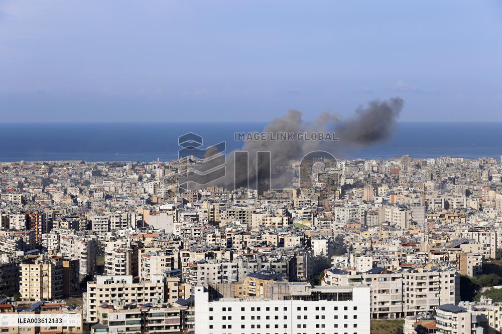 Israeli Airstrikes Beirut's Southern Suburbs