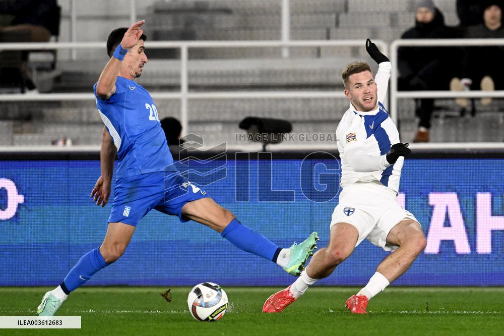 UEFA Nations League football match Finland vs Greece