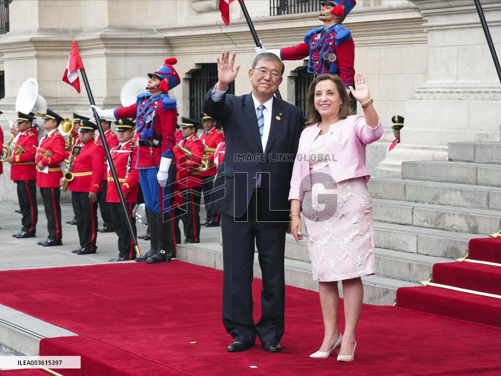 Japan PM Ishiba in Lima