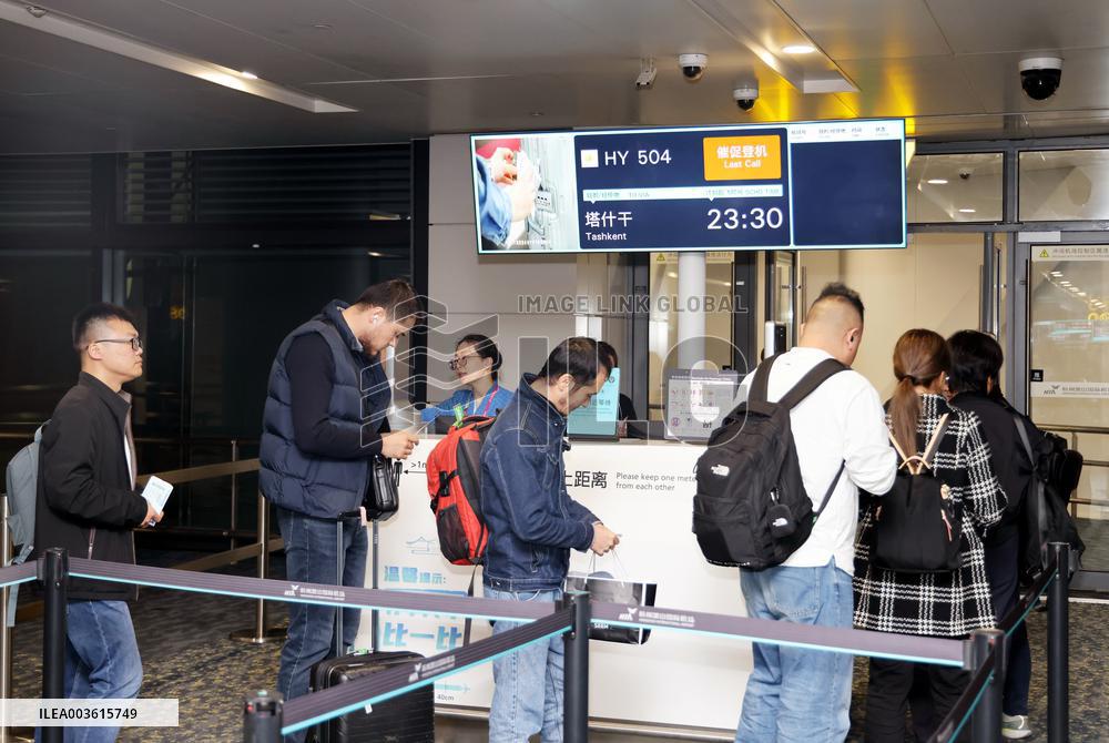 Hangzhou Opened A Flight Route to and From Tashkent