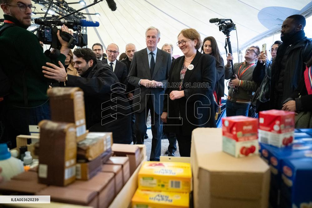 Launch Of 40th Restos Du Coeur Campaign - Gennevilliers