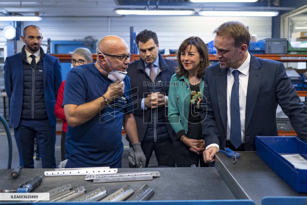 Minister Delegate for Industry Visits Nexteam - Toulouse