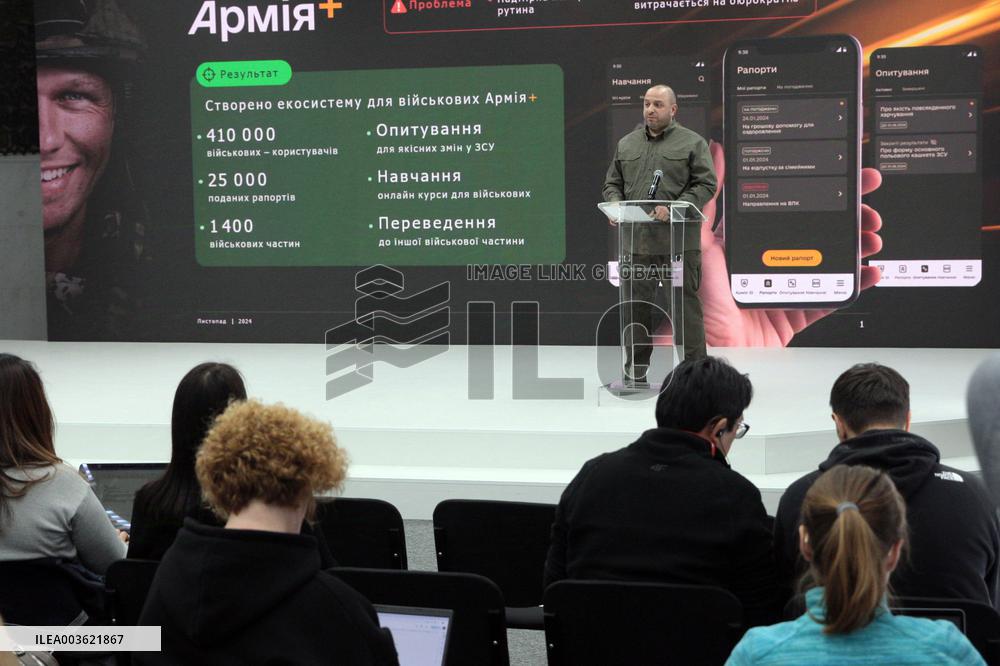 "MoD. Digitalization. Results of 2024" briefing in Kyiv