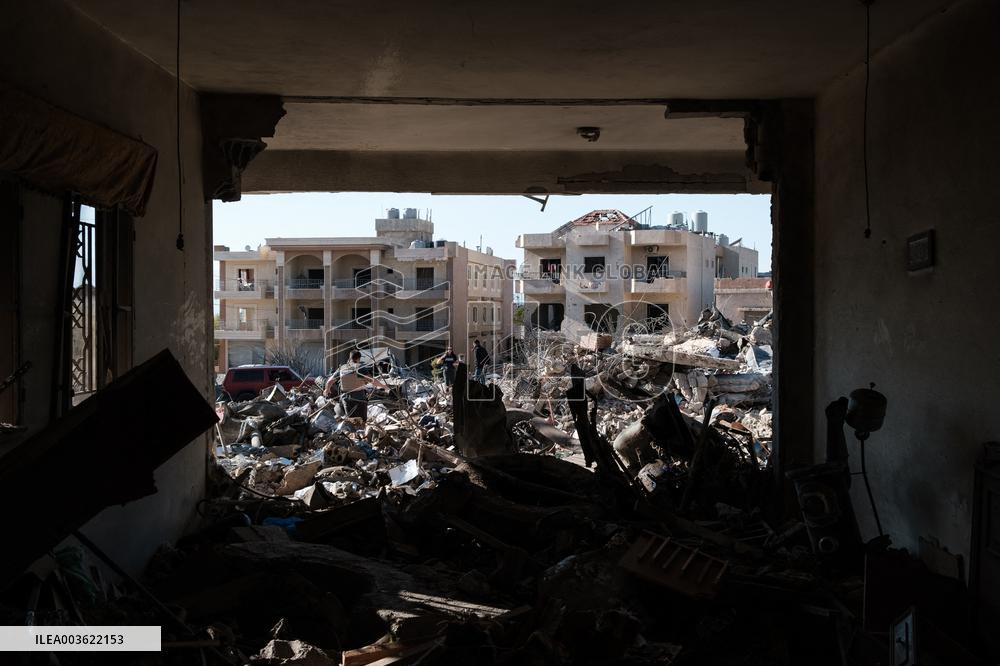 Israeli Airstrike Targets Civil Defense Center In  Baalbek District - Beirut