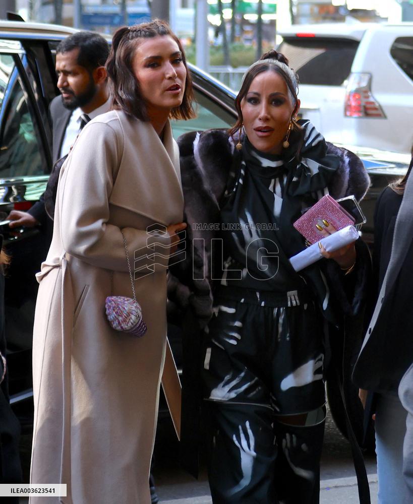 Angie Katsanevas And Bronwyn Newport At NBC - NYC