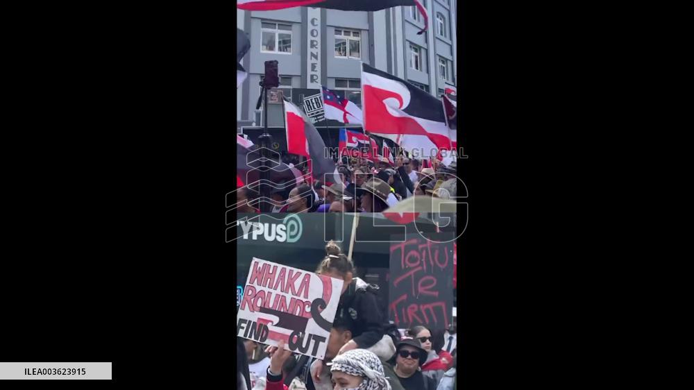 New Zealand: Thousands Protest In Wellington Over Maori Rights