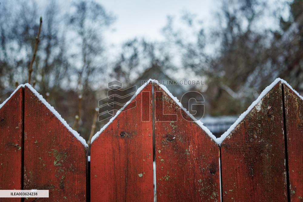 First snow in Tallinn