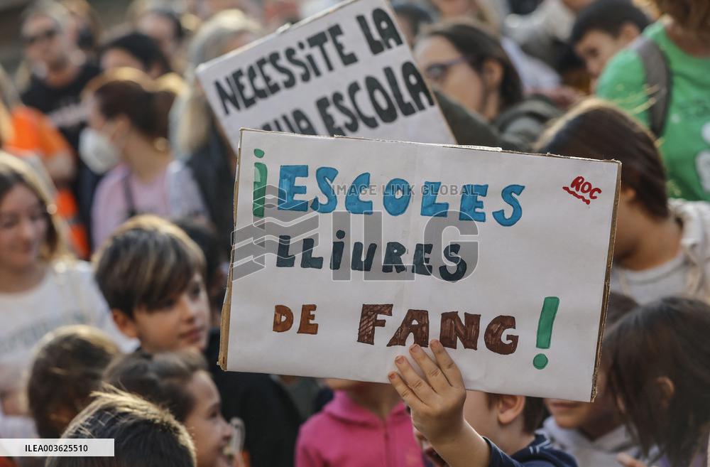 Rally For the Return to Classes - Valencia