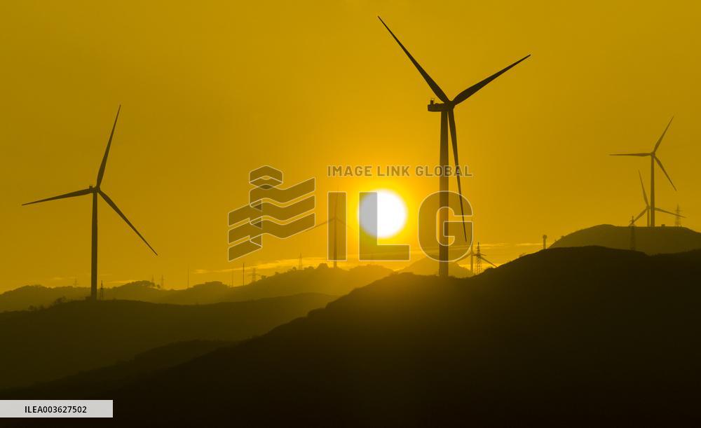 Zhongtiao Mountain Wind Farm in Yuncheng
