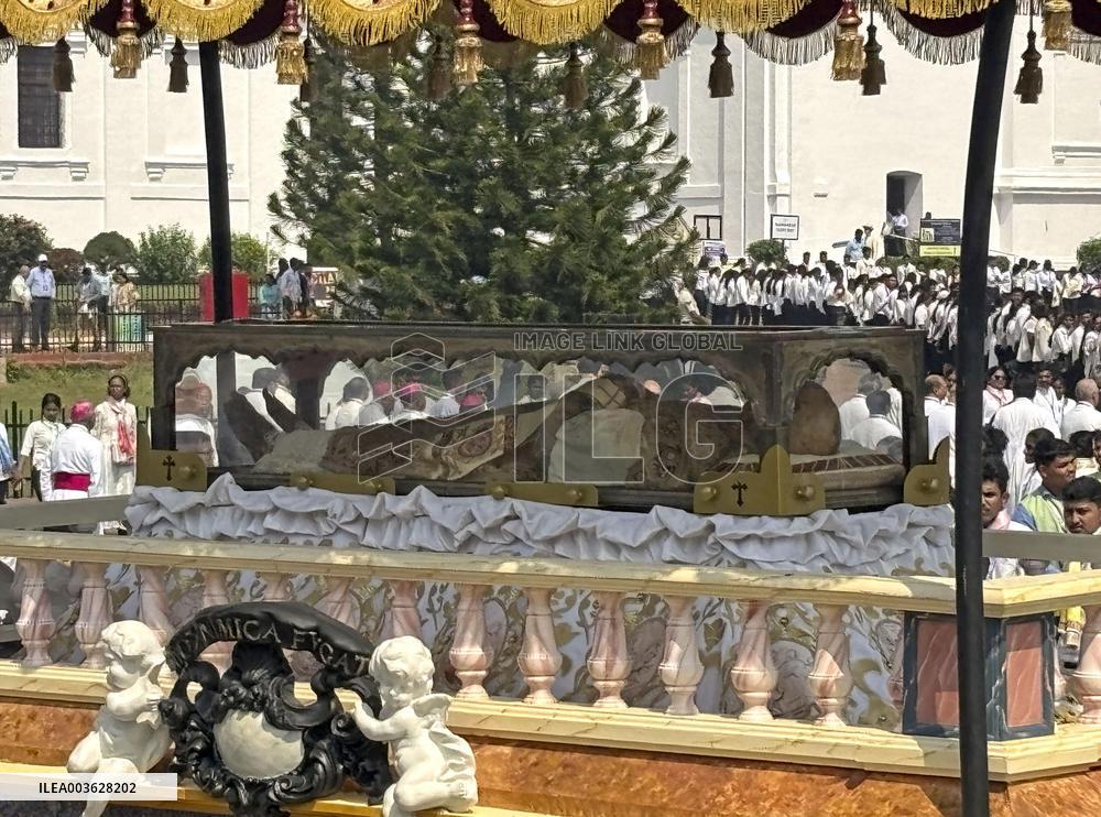 Remains of St. Francis Xavier