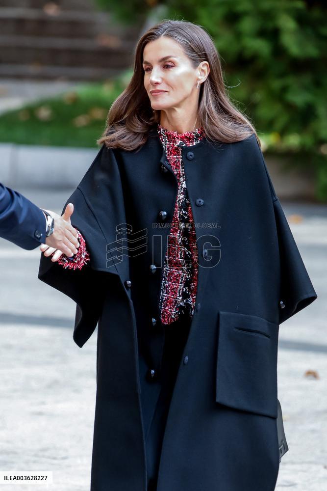 Queen Letizia Presides Over Luis Carandell Awards - Madrid