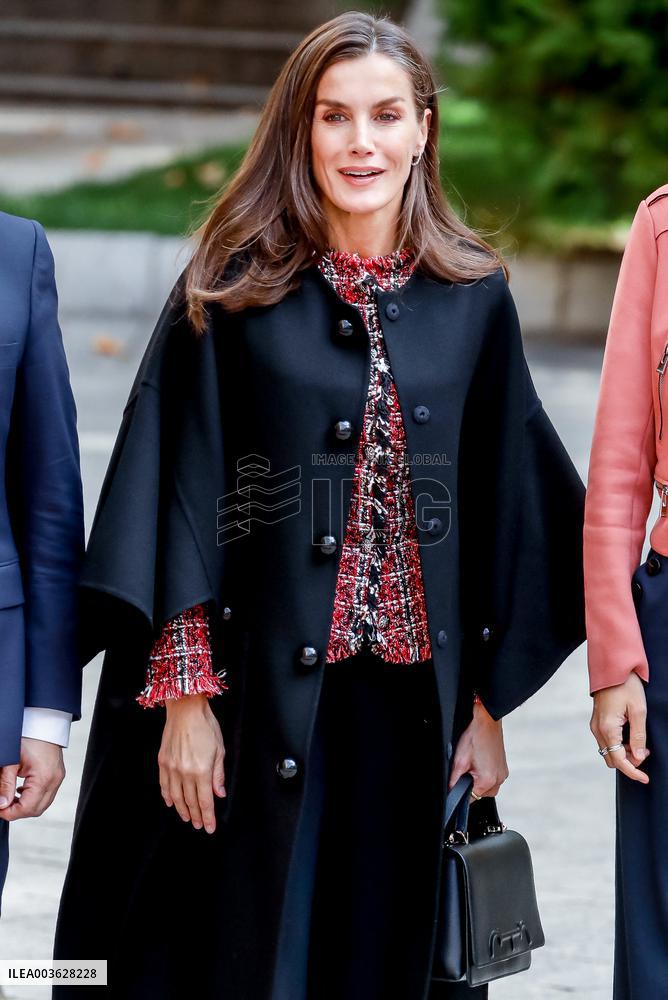 Queen Letizia Presides Over Luis Carandell Awards - Madrid