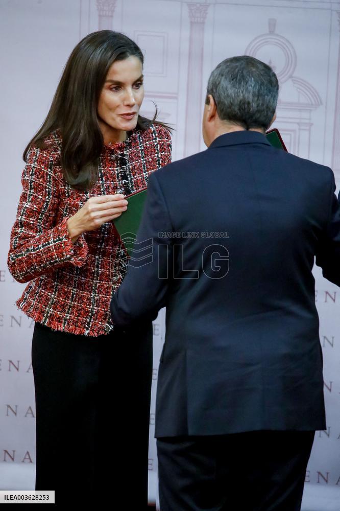 Queen Letizia Presides Over Luis Carandell Awards - Madrid