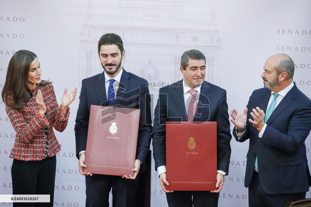 Queen Letizia Presides Over Luis Carandell Awards - Madrid