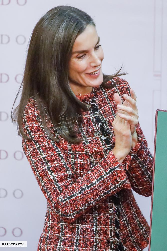 Queen Letizia Presides Over Luis Carandell Awards - Madrid