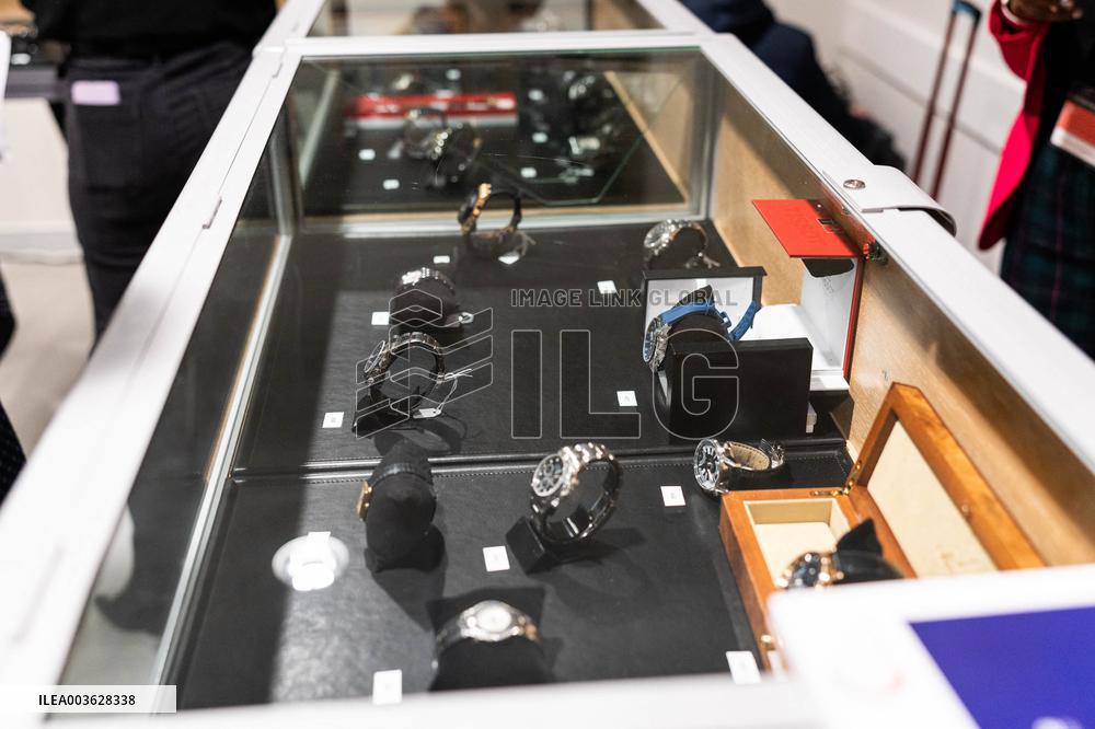 Didier Migaud Visit To The Premises Of The Judicial Police - Paris