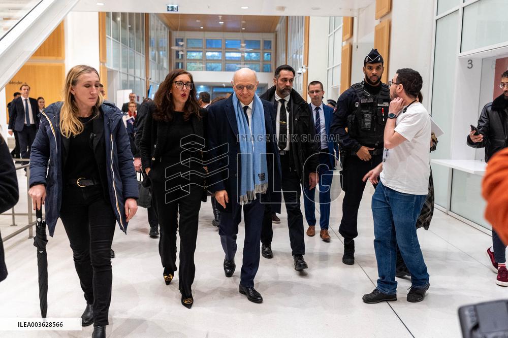 Didier Migaud Visit To The Premises Of The Judicial Police - Paris