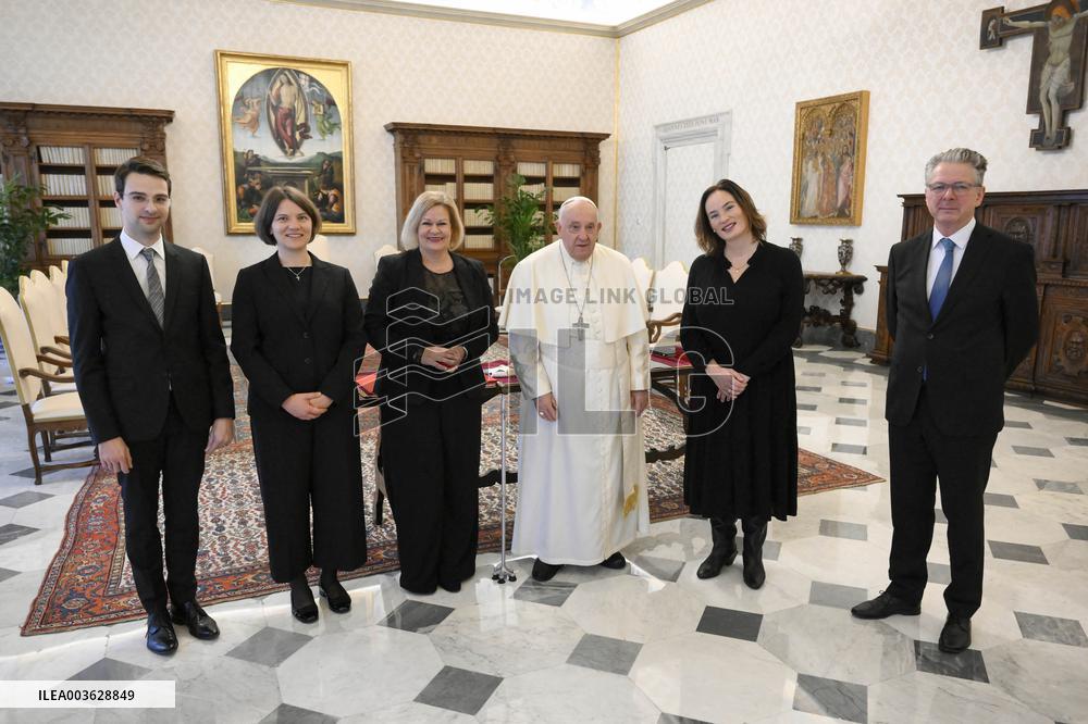 Pope Francis Receives in Private Audience - Vatican