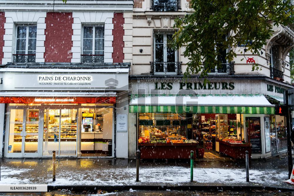 Caetano Snowstorm Hits Paris