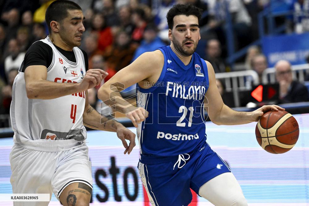 Koripallo: Miesten EM-karsinnat, lohko G, klo 18.30 Suomi-Georgia