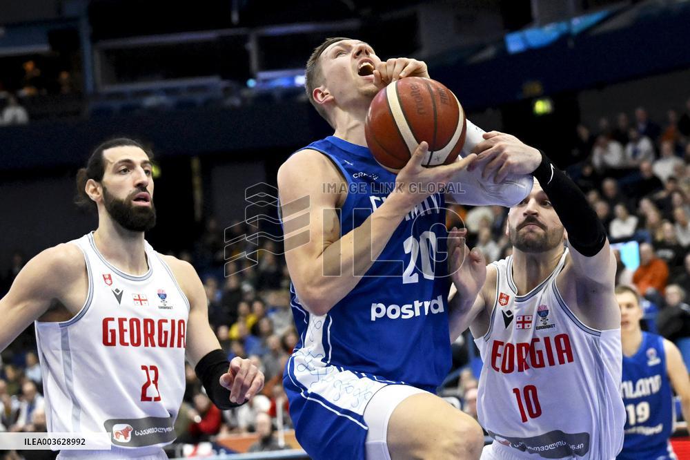 Koripallo: Miesten EM-karsinnat, lohko G, klo 18.30 Suomi-Georgia