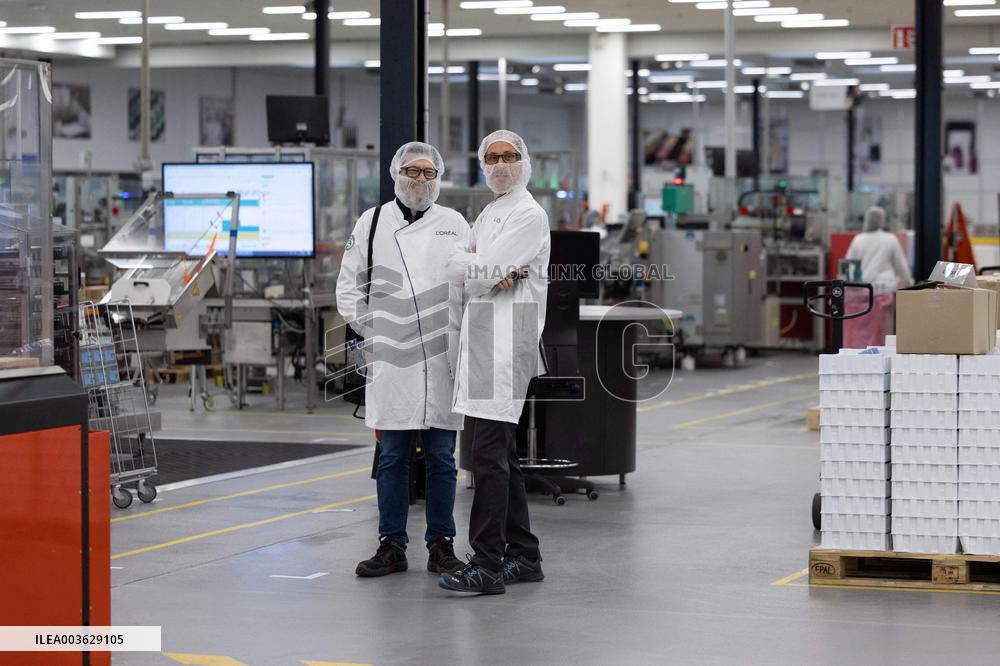 Visit of a L Oreal Production Site - Lassigny