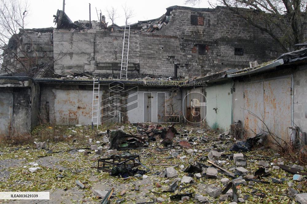 Dnipro after Russian missile attack on November 21, 2024