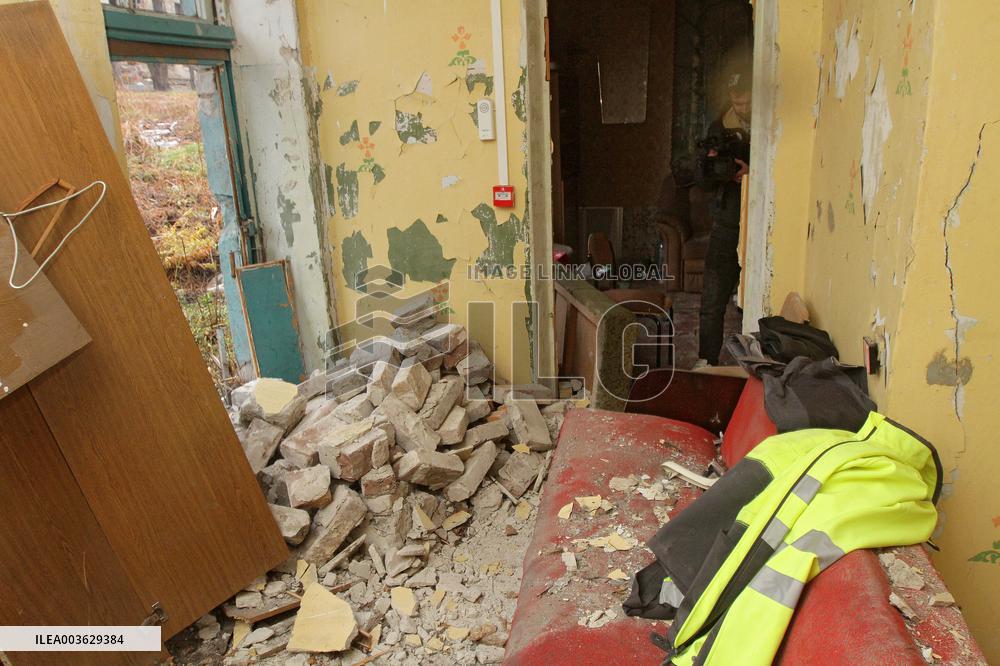 Dnipro after Russian missile attack on November 21, 2024