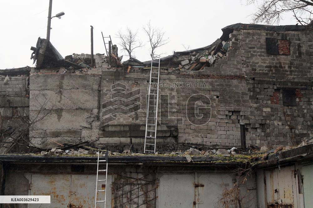 Dnipro after Russian missile attack on November 21, 2024