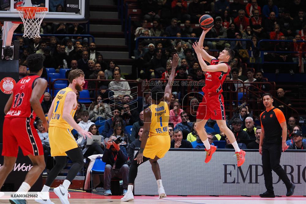 BASKET - Euroleague - EA7 Emporio Armani Milano vs Maccabi Playtika Telaviv