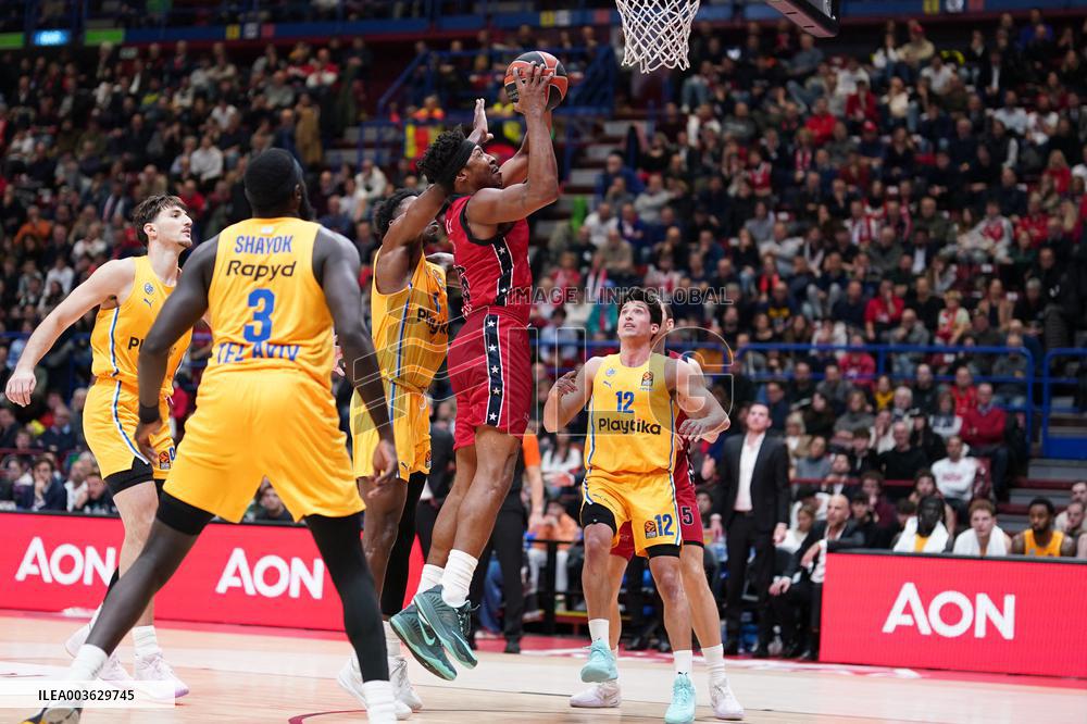 BASKET - Euroleague - EA7 Emporio Armani Milano vs Maccabi Playtika Telaviv