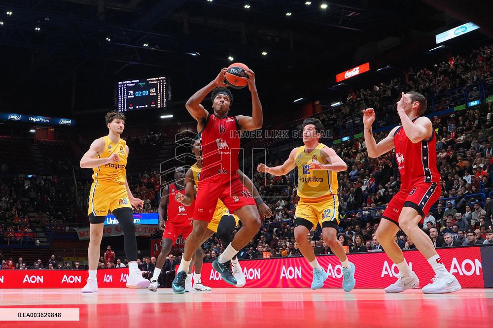 BASKET - Euroleague - EA7 Emporio Armani Milano vs Maccabi Playtika Telaviv