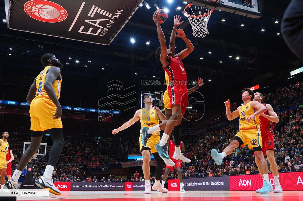 BASKET - Euroleague - EA7 Emporio Armani Milano vs Maccabi Playtika Telaviv