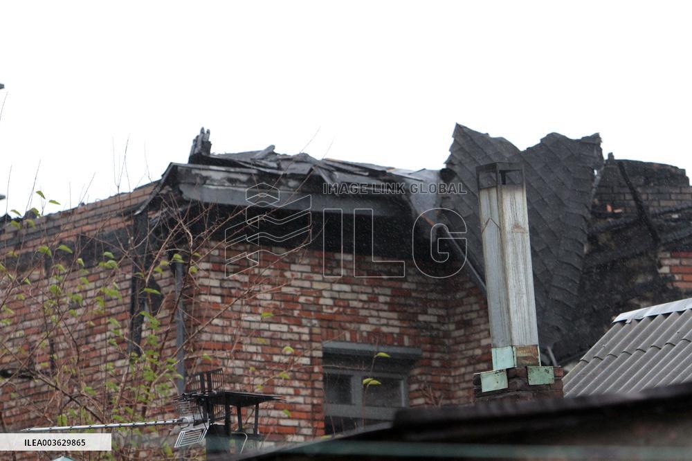 Dnipro after Russian missile attack on November 21, 2024