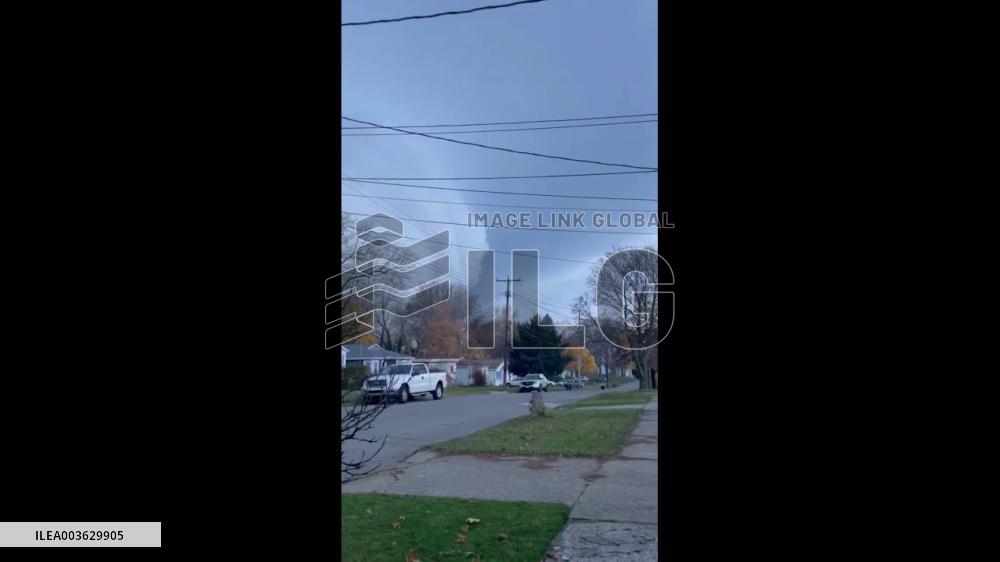 US: Ominous Storm Cloud Rolls Into Erie, Pennsylvania