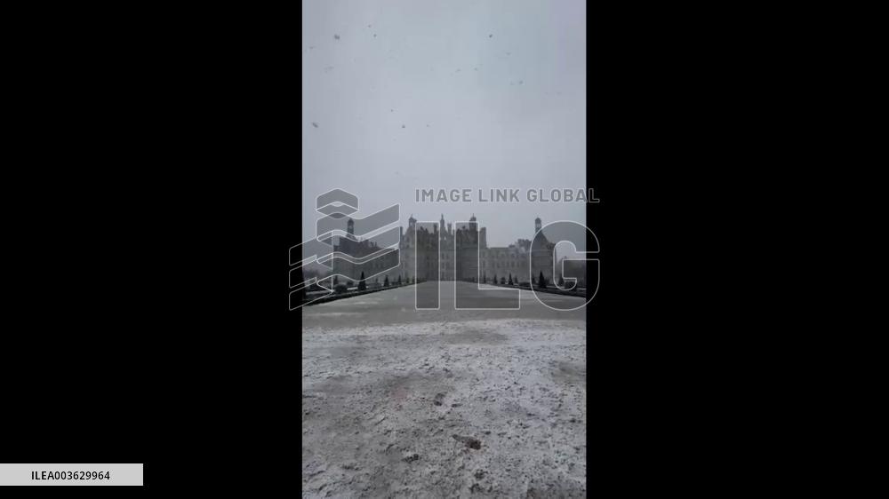 France: Storm Caetano Brings Snow To Centre-Val De Loire, Northern Region On Alert