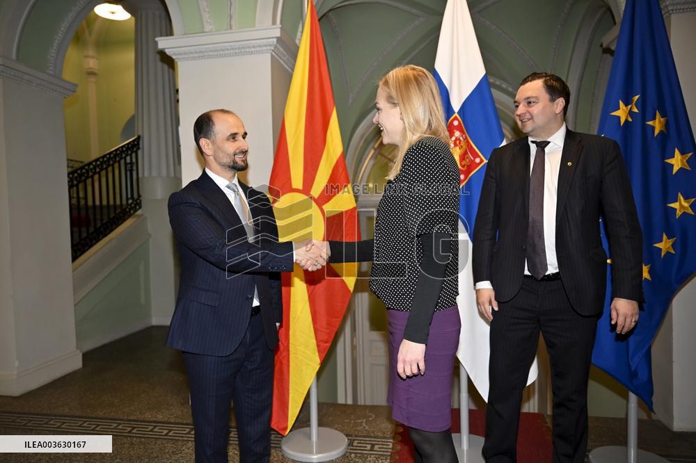 Minister for European Affairs of North Macedonia Orhan Murtezani visits Helsinki