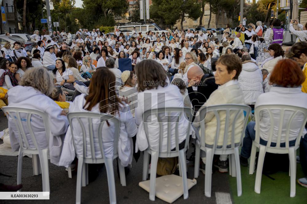 Israel Mothers Of Hostages Protest- Jerusalem